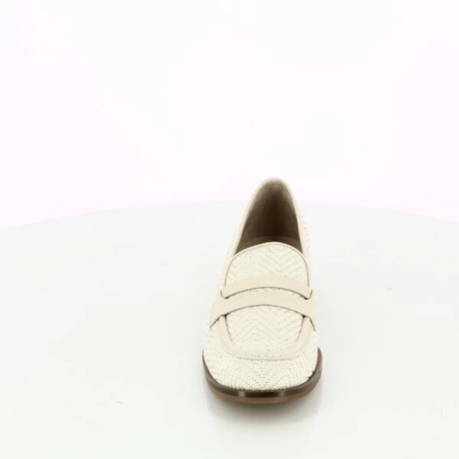 Kevin Beige Loafers for Men - Classic Moccasin Style Comfortable Slip-On Shoes