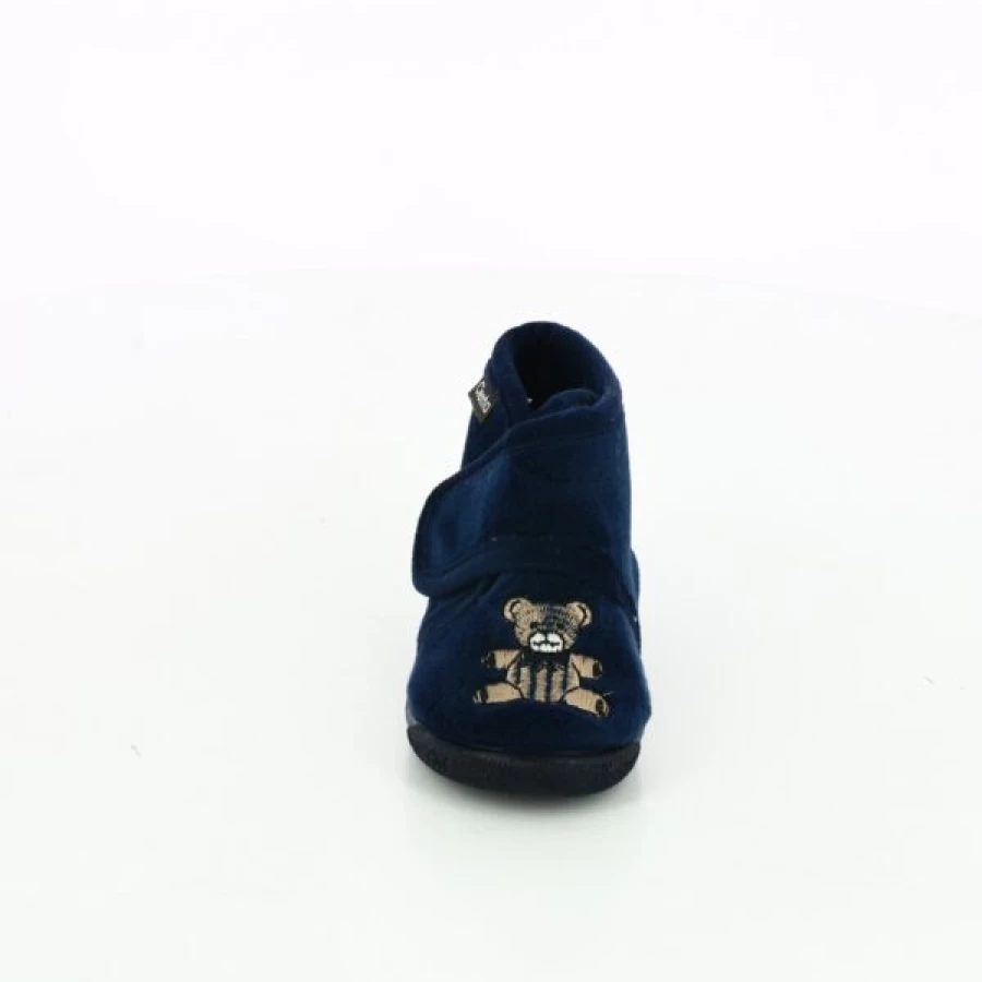 "Kevin Men's Comfortable Cypress Slippers in Blue – Soft Indoor/Outdoor House Shoes"