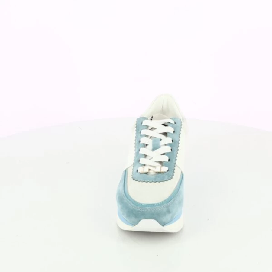 Kevin Baume Blue Sneakers - Men's Casual Basketball Shoes