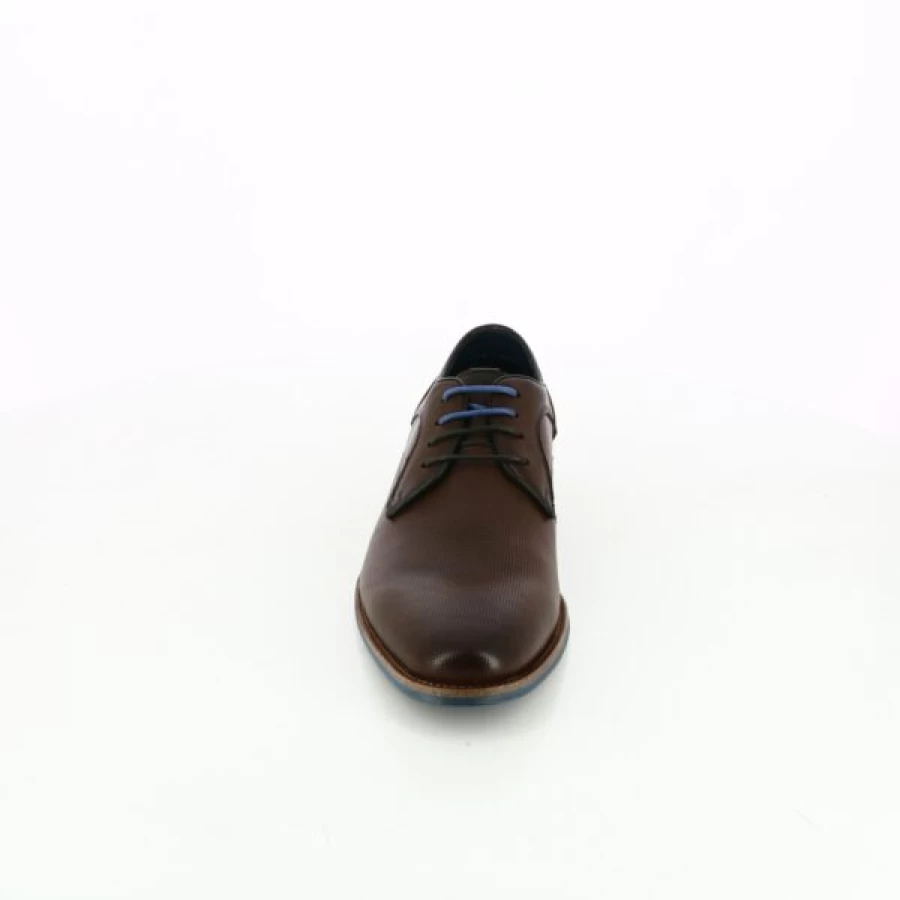Kevin Cognac Leather Lace-Up Shoes - Handcrafted Cypres Style for Men