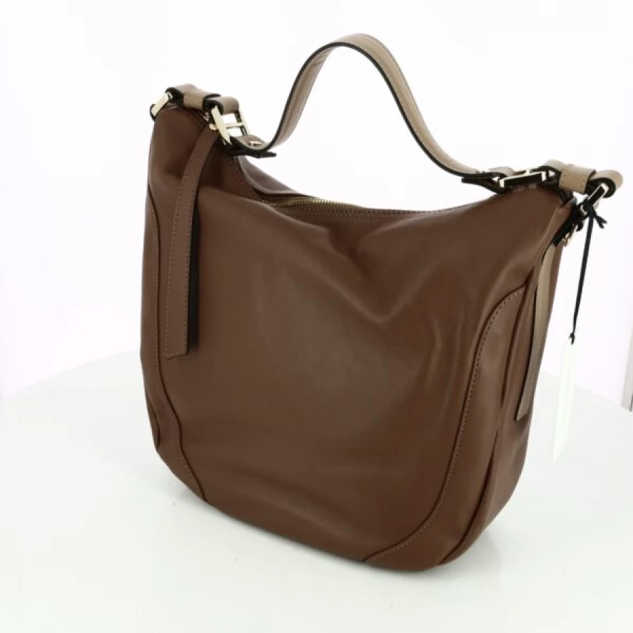 Kevin Handbags for Women - Premium Cognac Leather Shoulder Bag by Carol J.