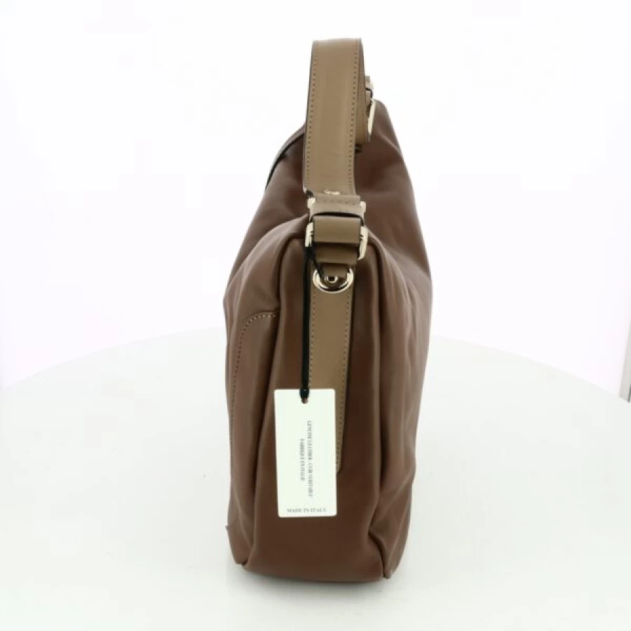 Kevin Handbags for Women - Premium Cognac Leather Shoulder Bag by Carol J.