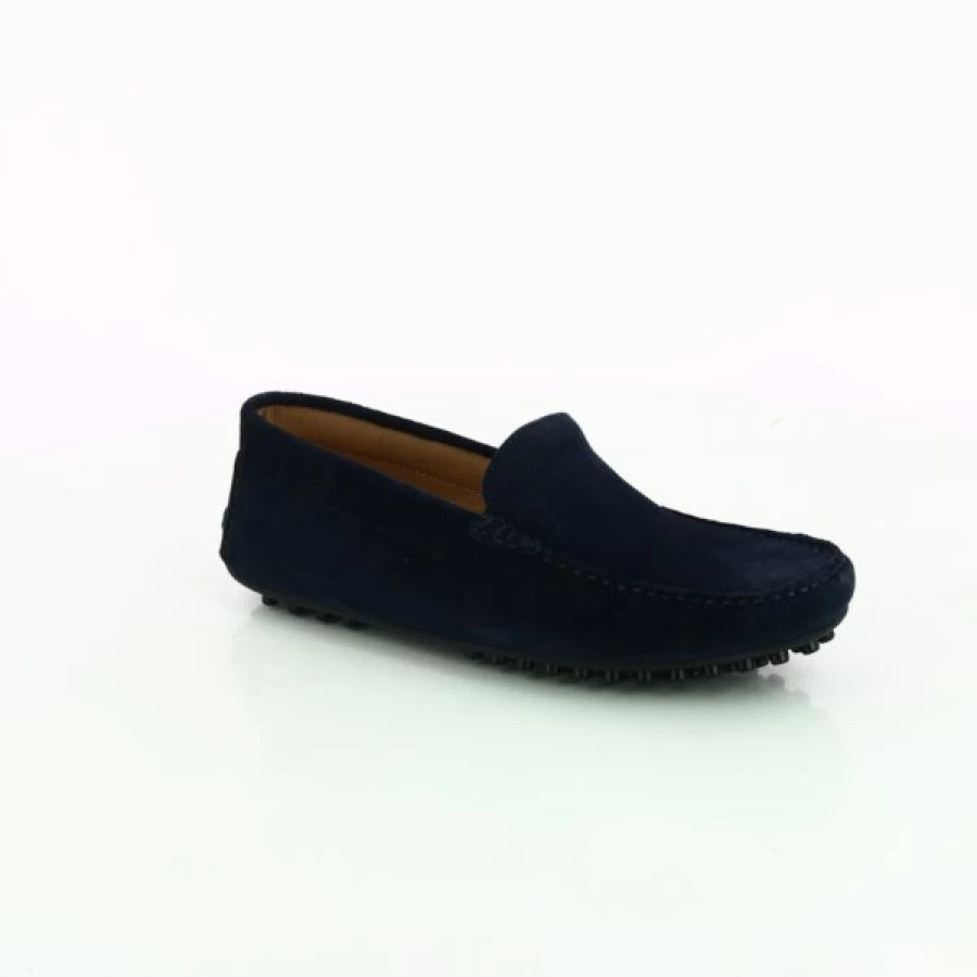 Kevin Men's Blue Cypres Slip-On Moccasins – Comfortable Loafers for Casual Wear