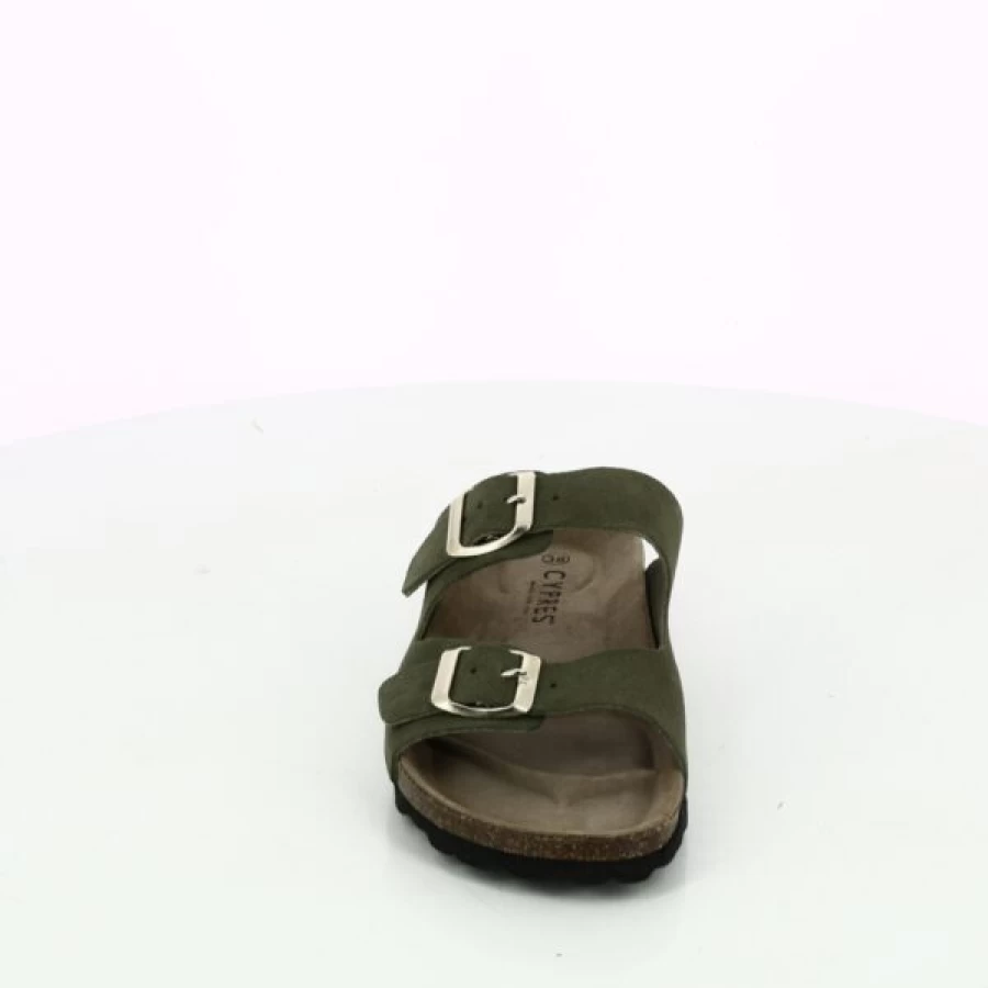 "Kevin Eco-Friendly Cypress Slippers for Men & Women – Green Comfort House Shoes"