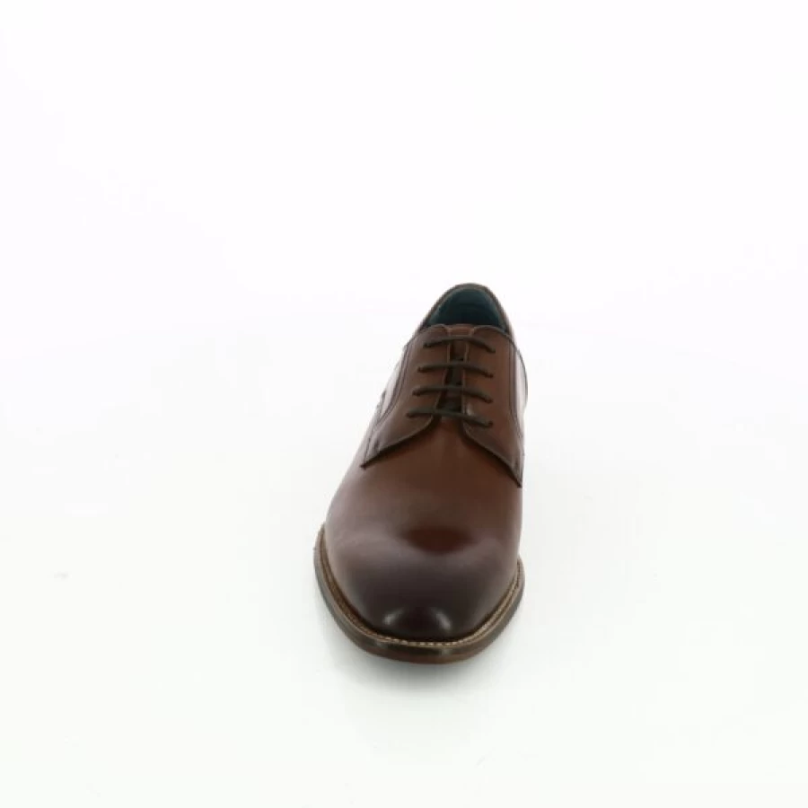 Kevin Cognac Leather Lace-Up Dress Shoes for Men - Premium Cypres Style Formal Footwear