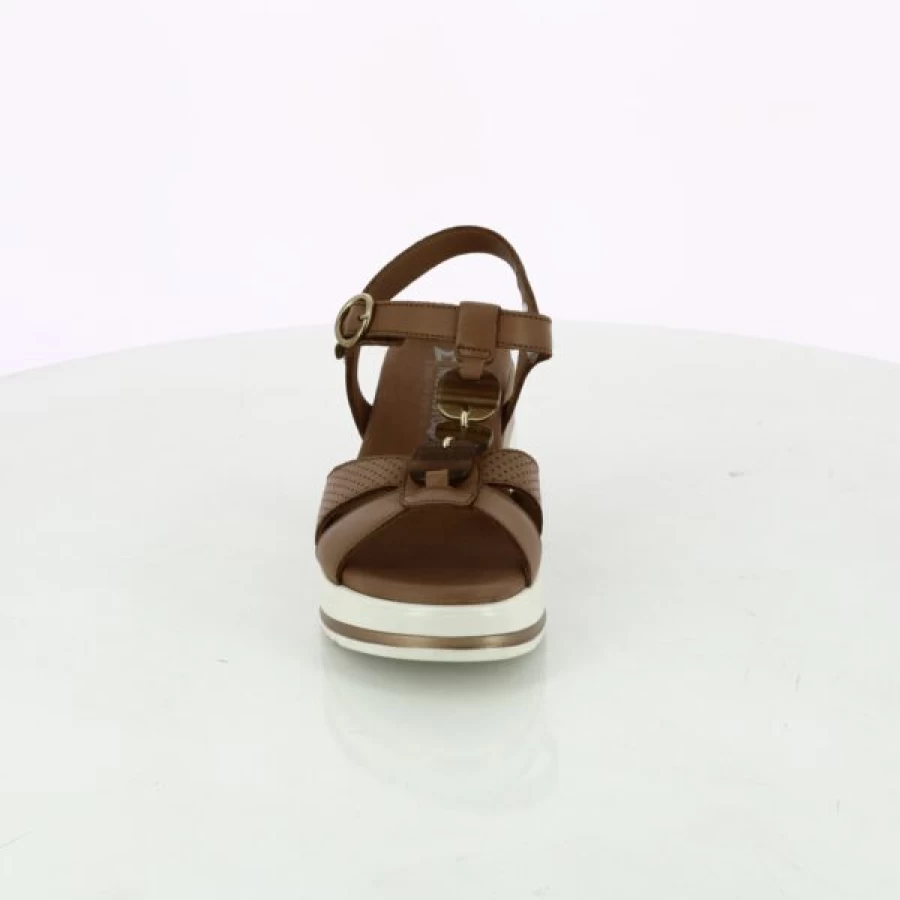 Kevin Comfort Leather Sandals for Men - Cognac Brown Casual Summer Footwear