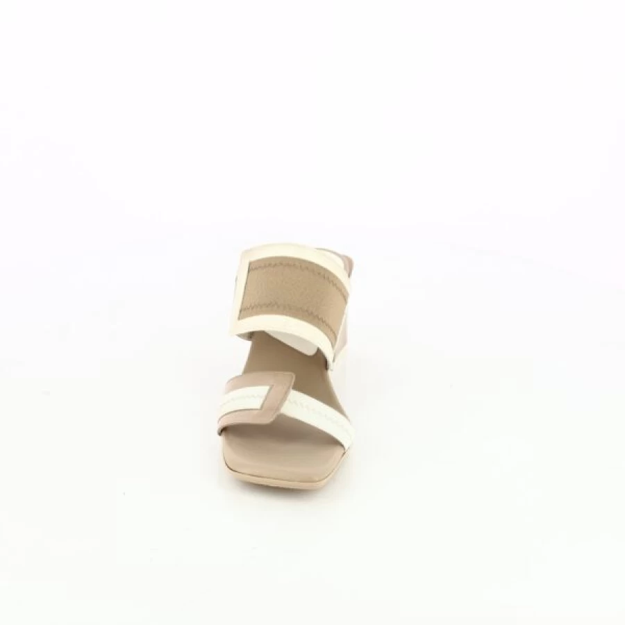 Kevin Women's Beige Sandals - Comfortable Casual Leather Strappy Summer Footwear
