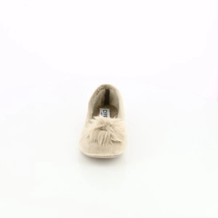 "Kevin Comfortable Beige Cypress Slippers for Men and Women – Soft House Shoes"
