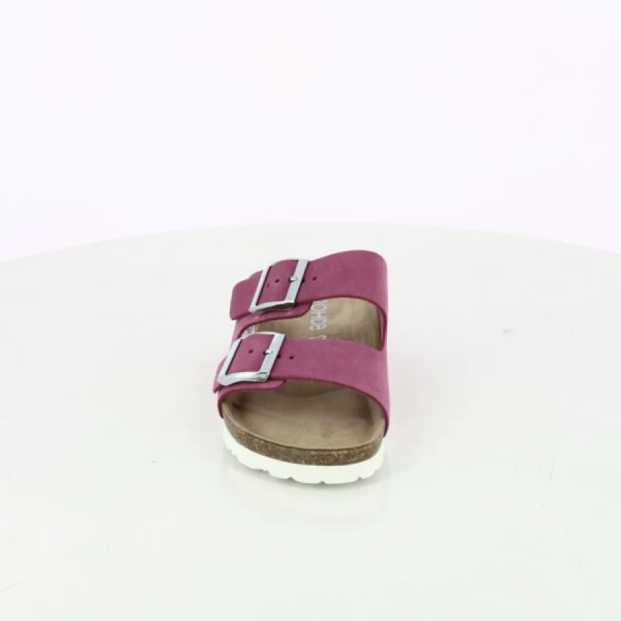 "Kevin Women's Fuchsia Red Comfortable Slippers for Indoor Relaxation"