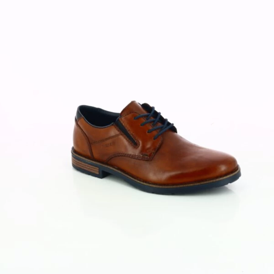 Kevin Cognac Leather Lace-Up Dress Shoes for Men – Classic Comfort & Style