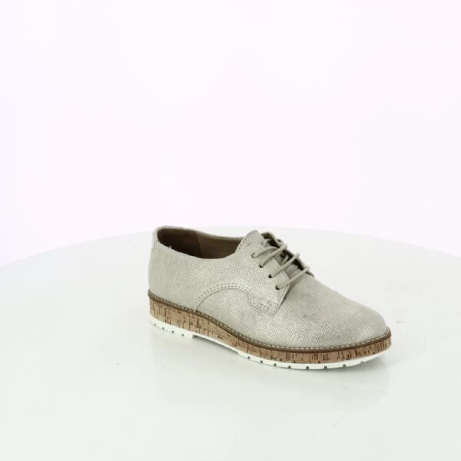 Kevin Gold-Toned Cypress Lace-Up Dress Shoes for Men - Elegant Formal Footwear