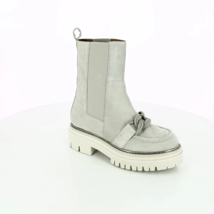 Kevin Women's Taupe Ankle Boots - Marian Style Comfort Casual Booties