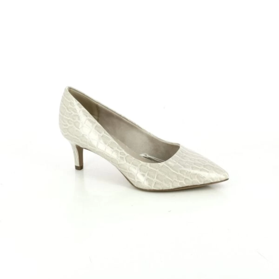 Kevin Women's Classic Beige Pumps - Elegant Comfort Heels for Casual & Formal Wear