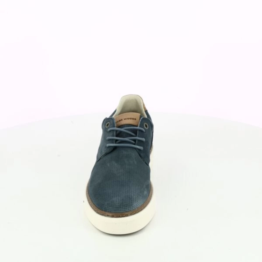 Kevin Men's Blue Lace-Up Casual Shoes - Stylish Comfort for Everyday Wear