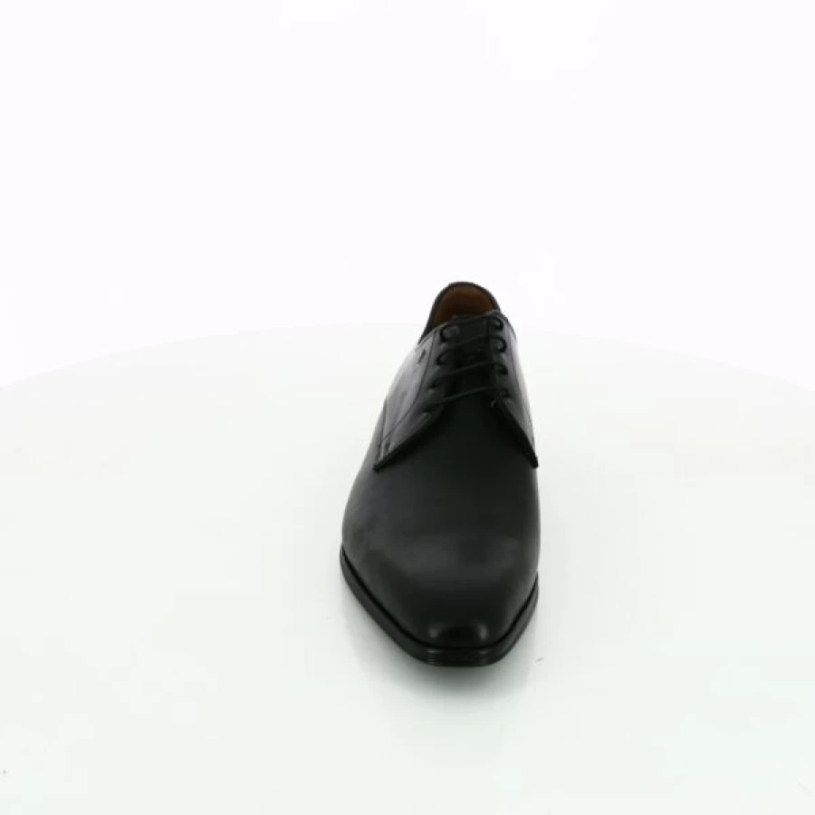 Kevin Men's Classic Black Lace-Up Dress Shoes - Premium Leather Formal Footwear