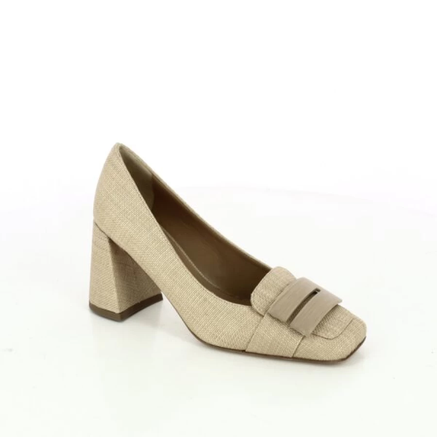 Kevin Beige Loafers for Men - Classic Moccasin Style Slip-On Shoes
