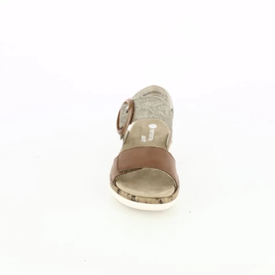 Kevin Cognac Leather Sandals – Premium Remonte Style Comfortable Slide Sandals for Men