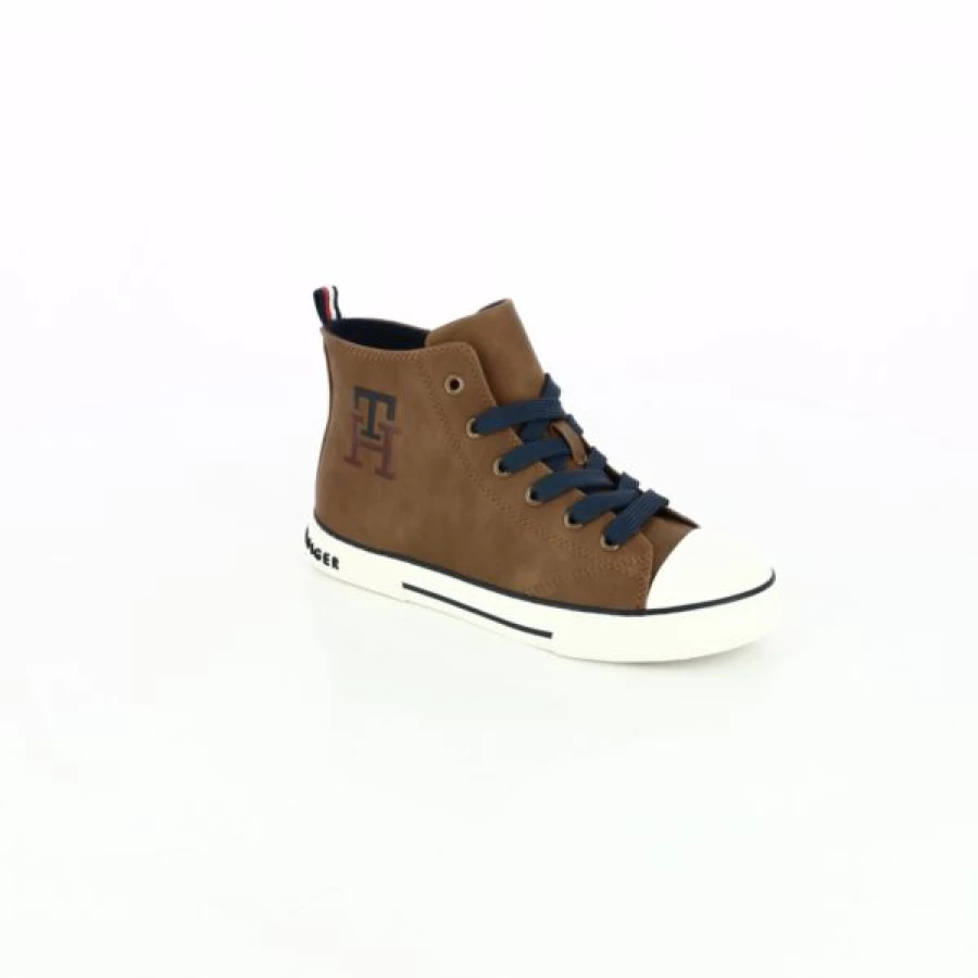 Kevin Kids' Cognac Leather Boots - Stylish Ankle Booties for Boys & Girls