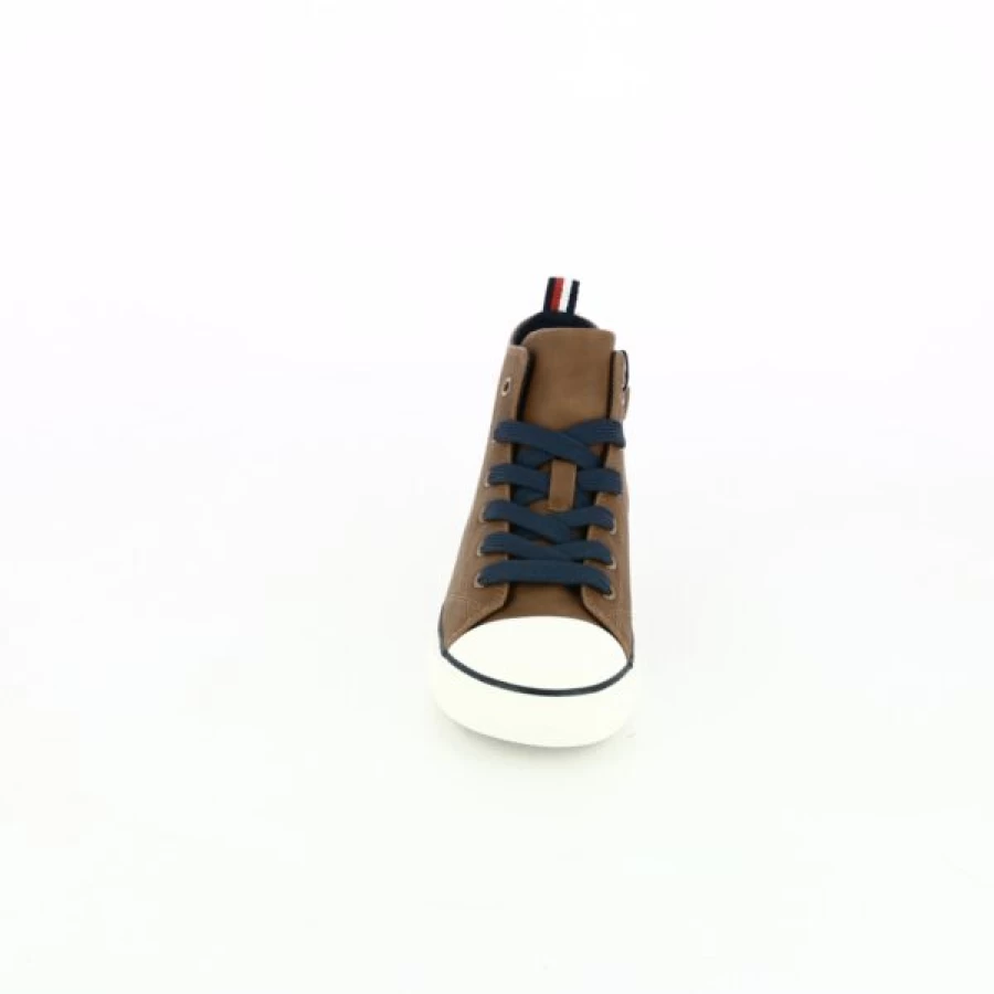 Kevin Kids' Cognac Leather Boots - Stylish Ankle Booties for Boys & Girls