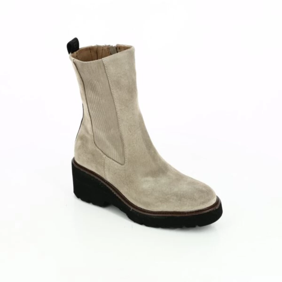 Kevin Cognac Leather Barefoot Ankle Boots for Women - Soft Flexible Minimalist Design