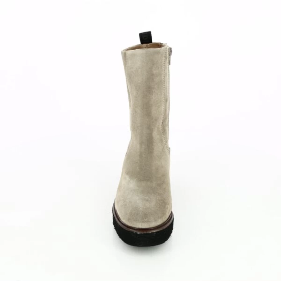 Kevin Cognac Leather Barefoot Ankle Boots for Women - Soft Flexible Minimalist Design