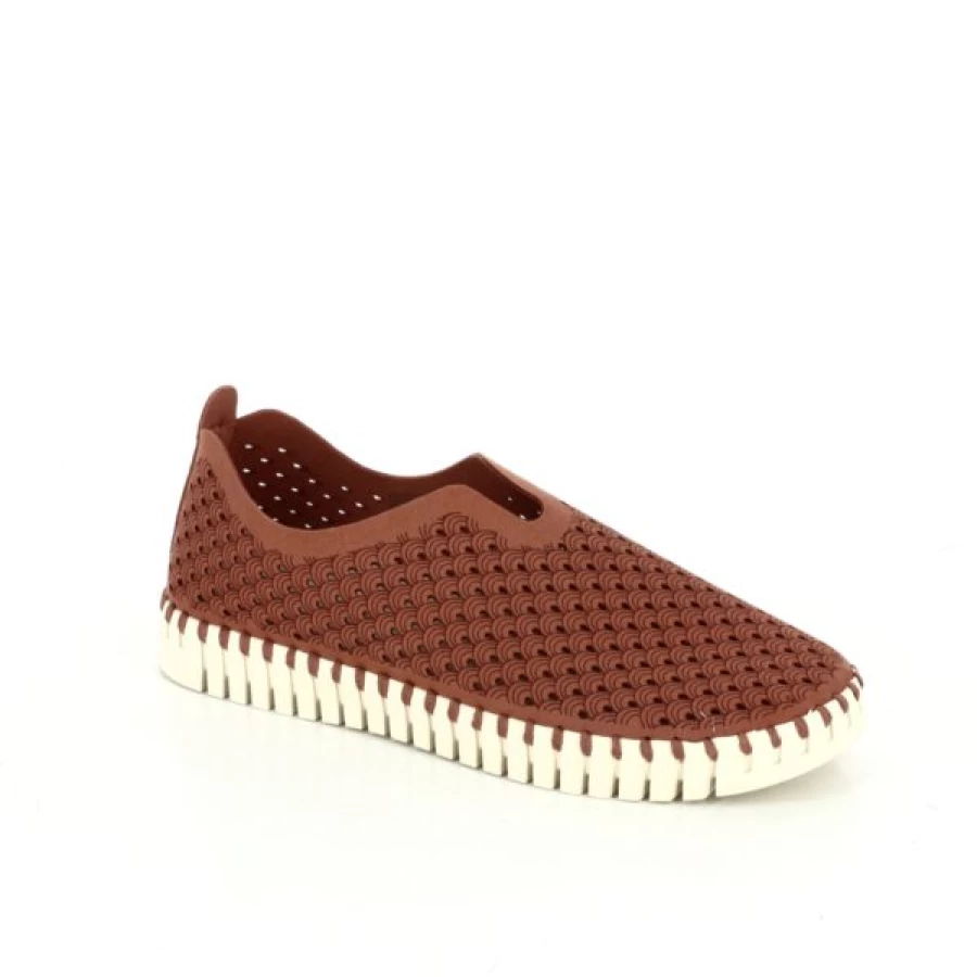 Kevin Orange Leather Loafers - Comfortable Moccasins for Men & Women