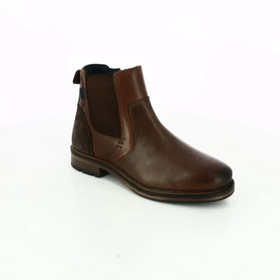 Kevin Cypres Cognac Leather Boots for Men - Premium Ankle Boots
