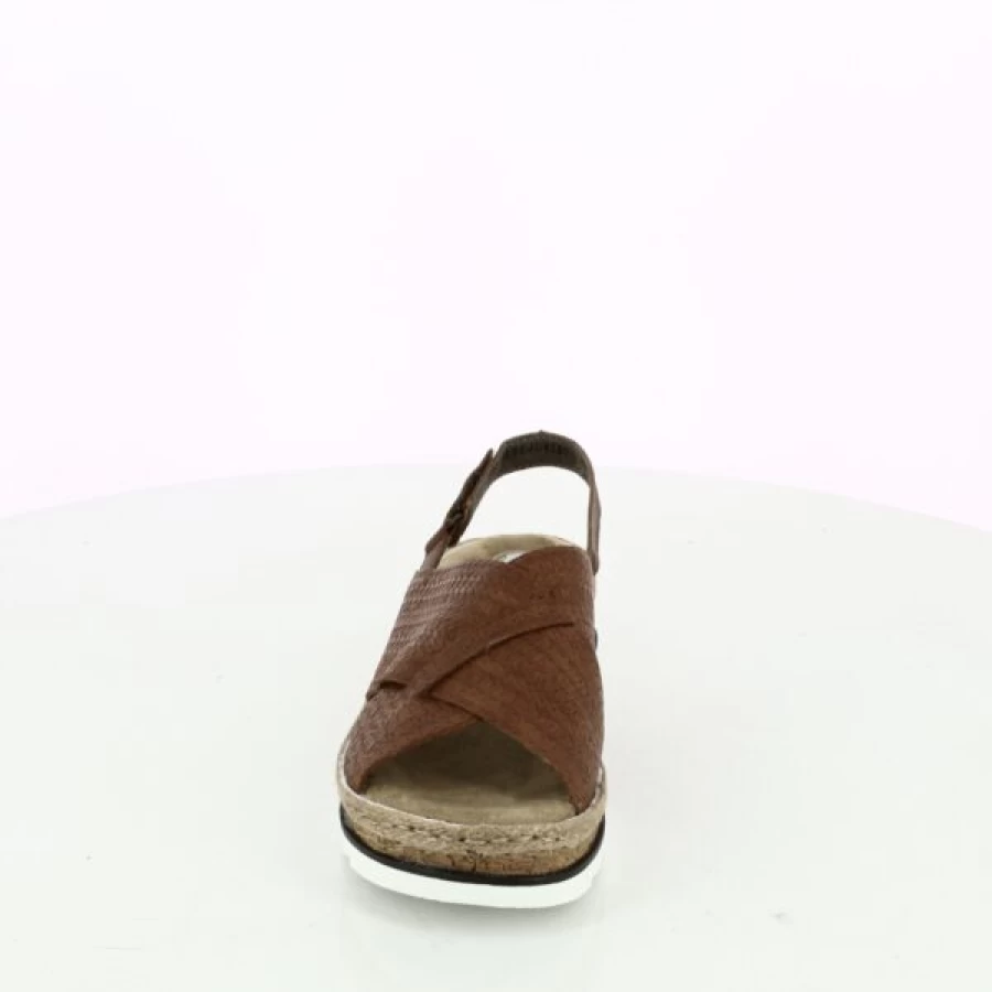 Kevin Cognac Leather Sandals for Men & Women | Comfortable & Stylish Rieker Design
