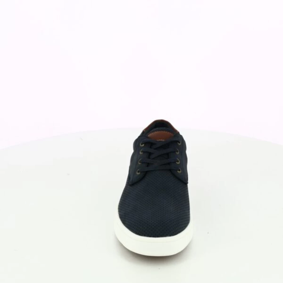 Kevin Men's Blue Cypress Lace-Up Casual Shoes – Breathable Comfort & Stylish Design