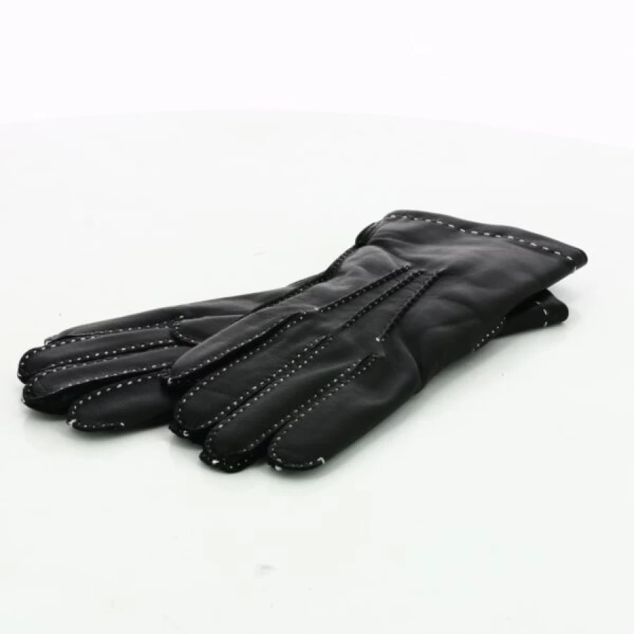 Kevin Black Winter Gloves and Hats Set - Valdorini Style Cold Weather Accessories