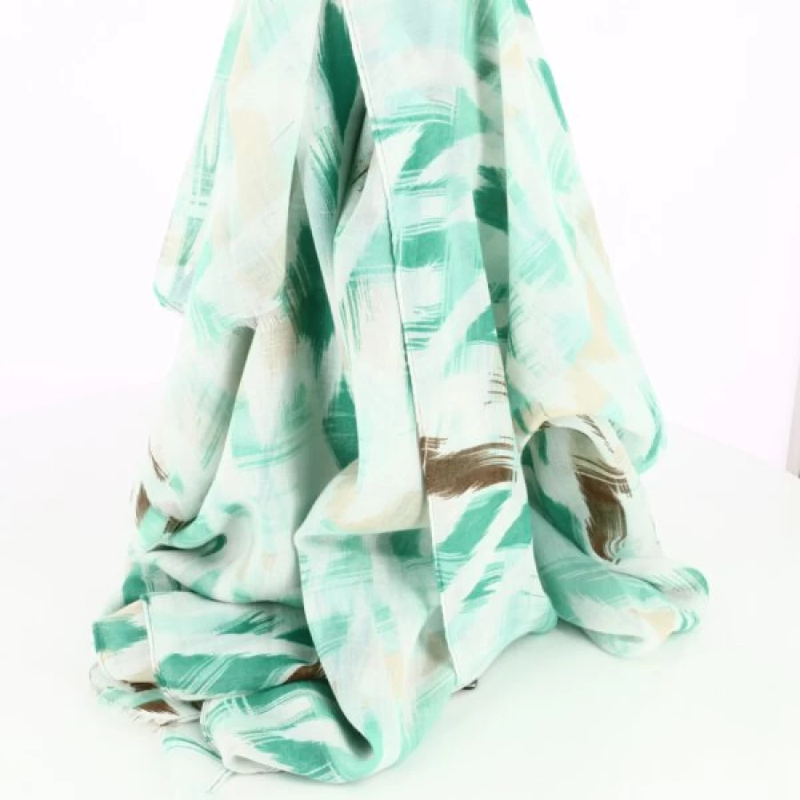 Kevin Green Cashmere Scarf - Soft & Warm Winter Accessory for Women & Men