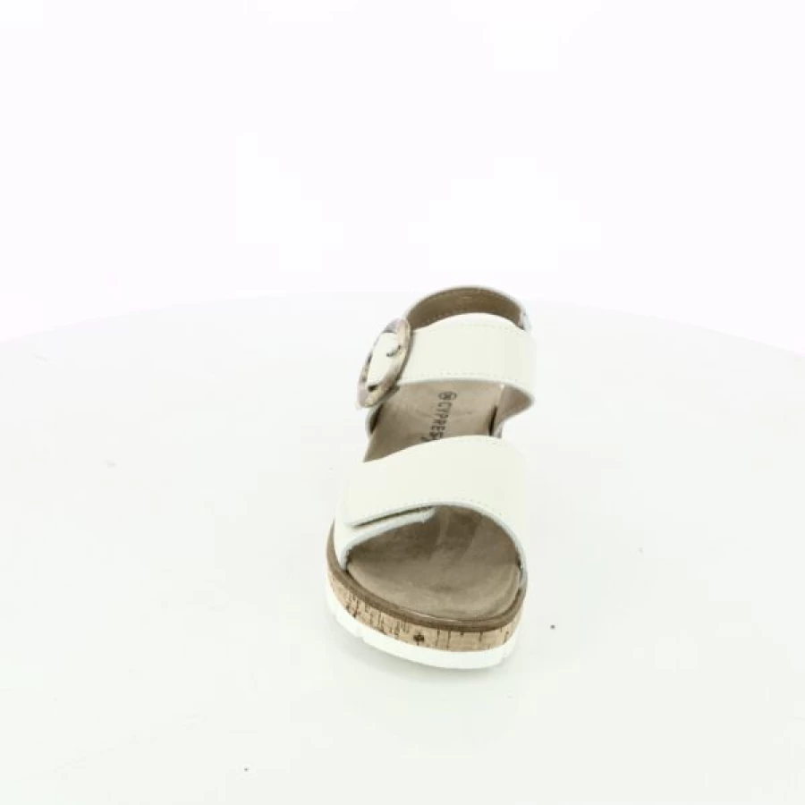 "Kevin Women's Beige Cypress Sandals – Comfortable Summer Slide Shoes"