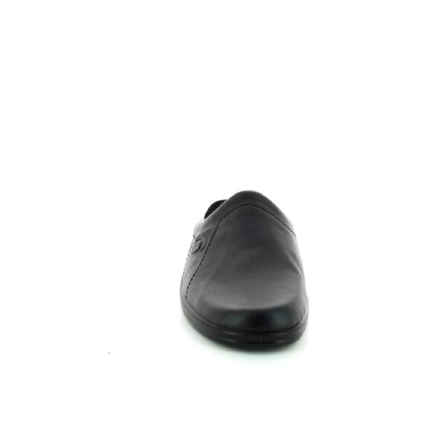 "Kevin Men's Red Slippers with Black Sole - Comfortable House Shoes"