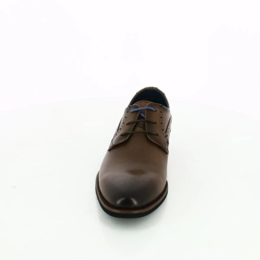 Kevin Cognac Leather Lace-up Dress Shoes for Men - Premium Cypres Style Formal Footwear