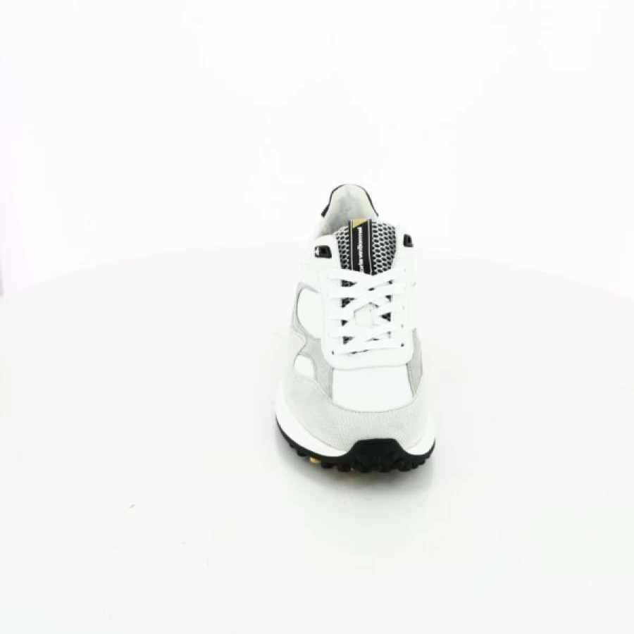 Kevin White Sneakers - Men's Casual Leather Low-Top Shoes for Comfort & Style