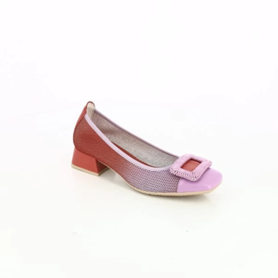 Kevin Women's Red Ballerina Flats - Comfortable Classic Ballet Shoes