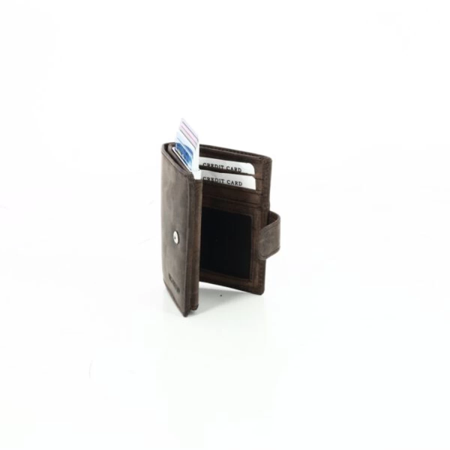 Kevin Genuine Leather Brown Wallet for Men - Premium RFID Blocking Bifold Wallet