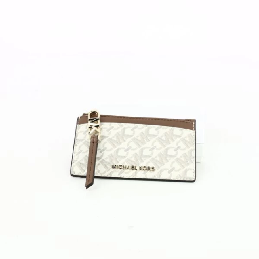 Kevin Leather Wallets for Men & Women, Slim Minimalist Bi-Fold Wallet, RFID Blocking, Beige Genuine Cowhide Wallet, Gift Box Packaging