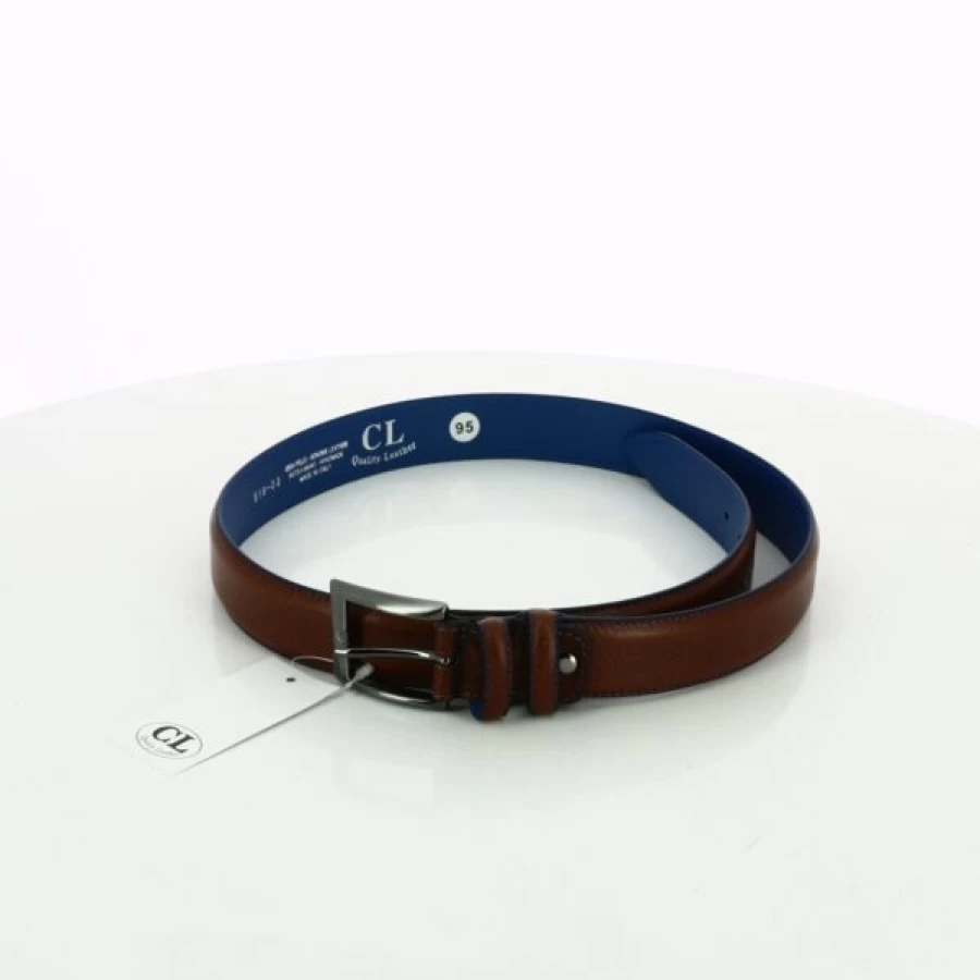 Kevin Men's Genuine Leather Belts - Classic Brown Dress Belts for Men