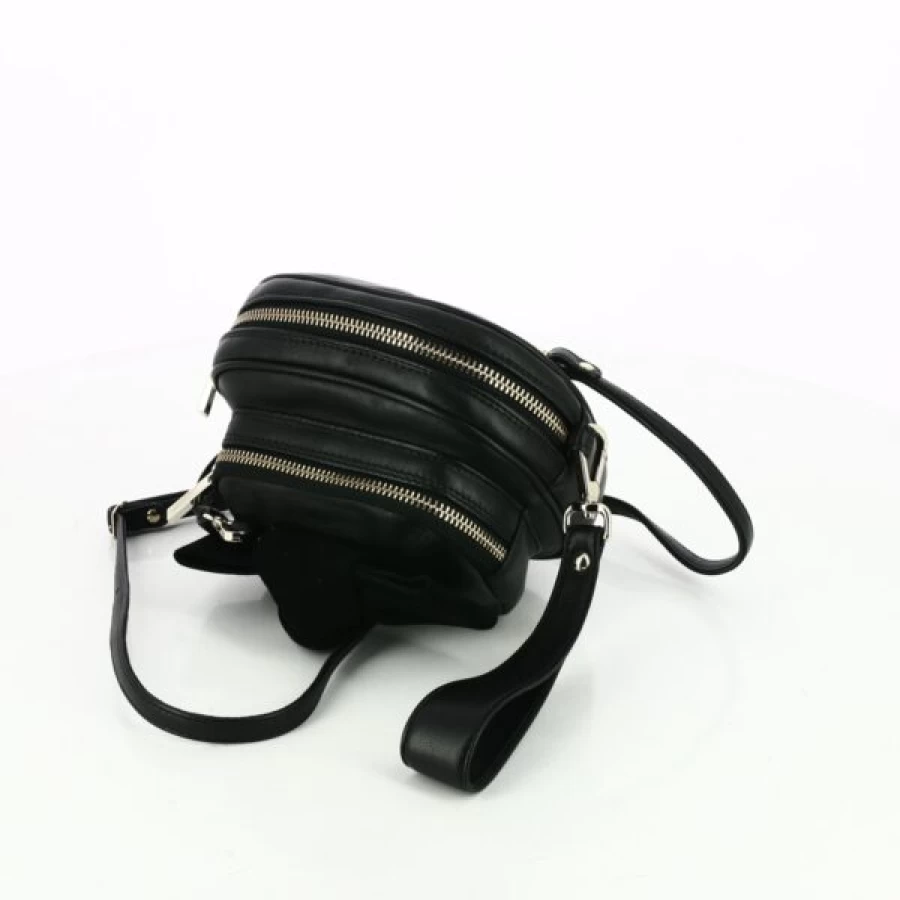 Kevin Black Leather Handbags for Women - Stylish Designer Purses & Totes