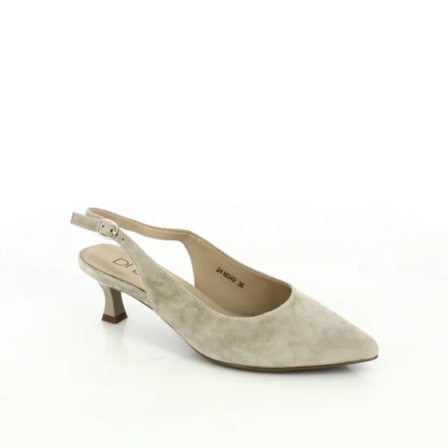 Kevin Women's Taupe Pumps - Elegant Low Heel Dress Shoes for Comfort & Style