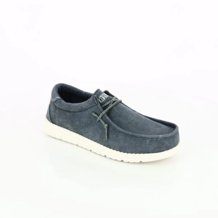 Kevin Men's Blue Loafers - Comfortable Moccasin Style Slip-On Shoes for Casual Wear