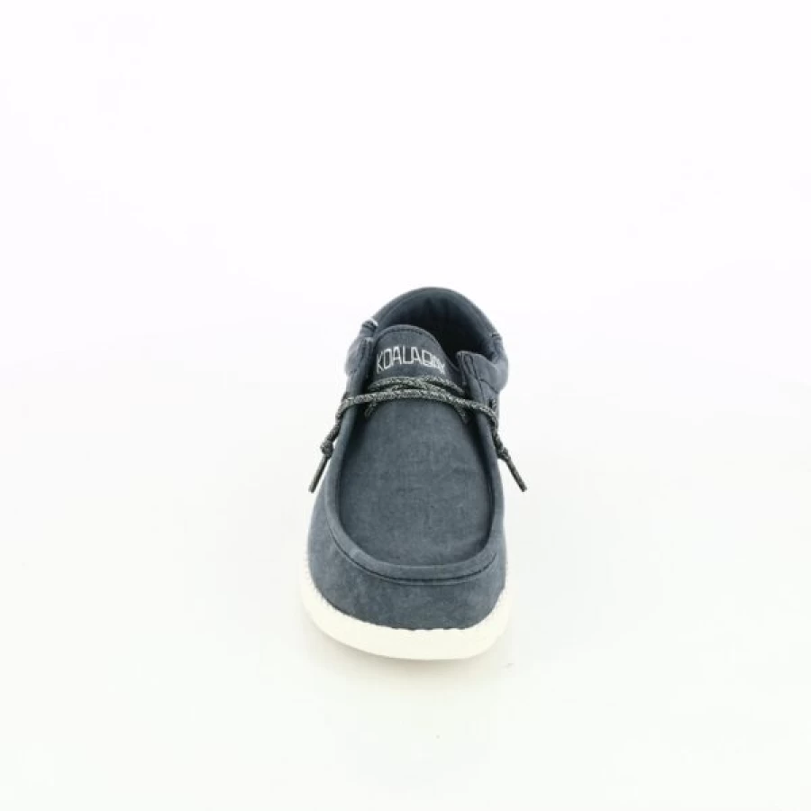 Kevin Men's Blue Loafers - Comfortable Moccasin Style Slip-On Shoes for Casual Wear