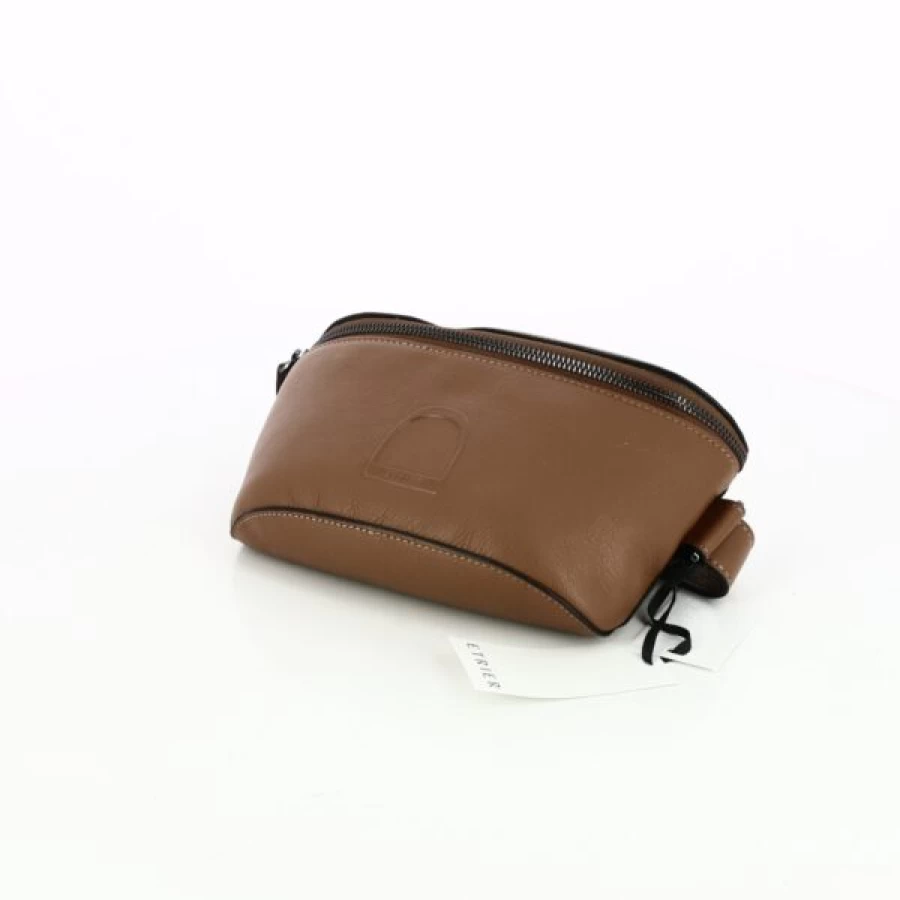 Kevin Etrier Handbags for Women - Premium Cognac Leather Shoulder Bag