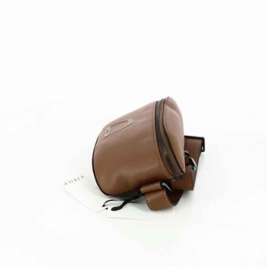 Kevin Etrier Handbags for Women - Premium Cognac Leather Shoulder Bag