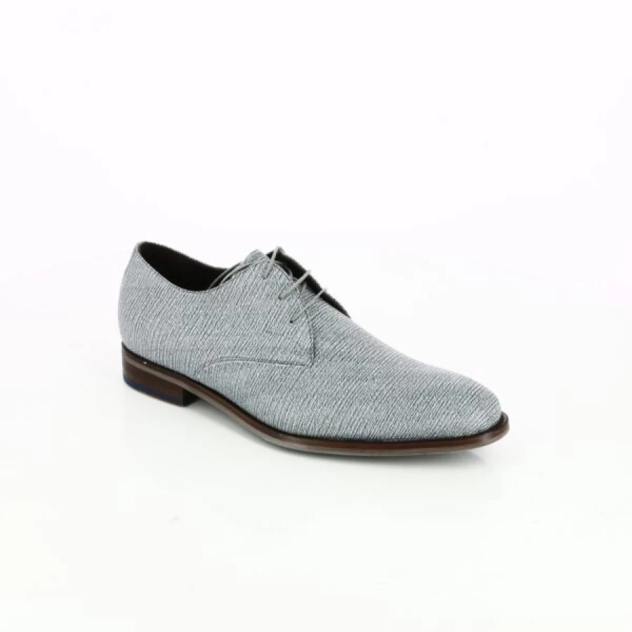Kevin Blue Lace-Up Dress Shoes for Men | Premium Quality Formal Footwear