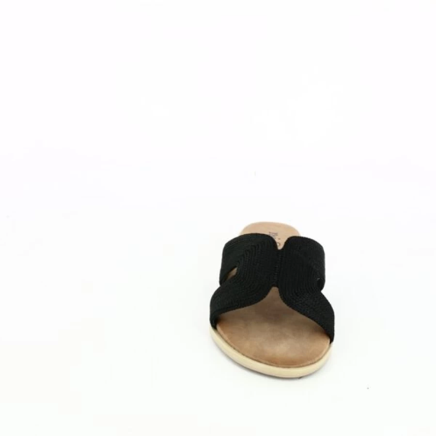 Kevin Black Slippers for Women - Comfortable & Stylish Mia & Jo Design