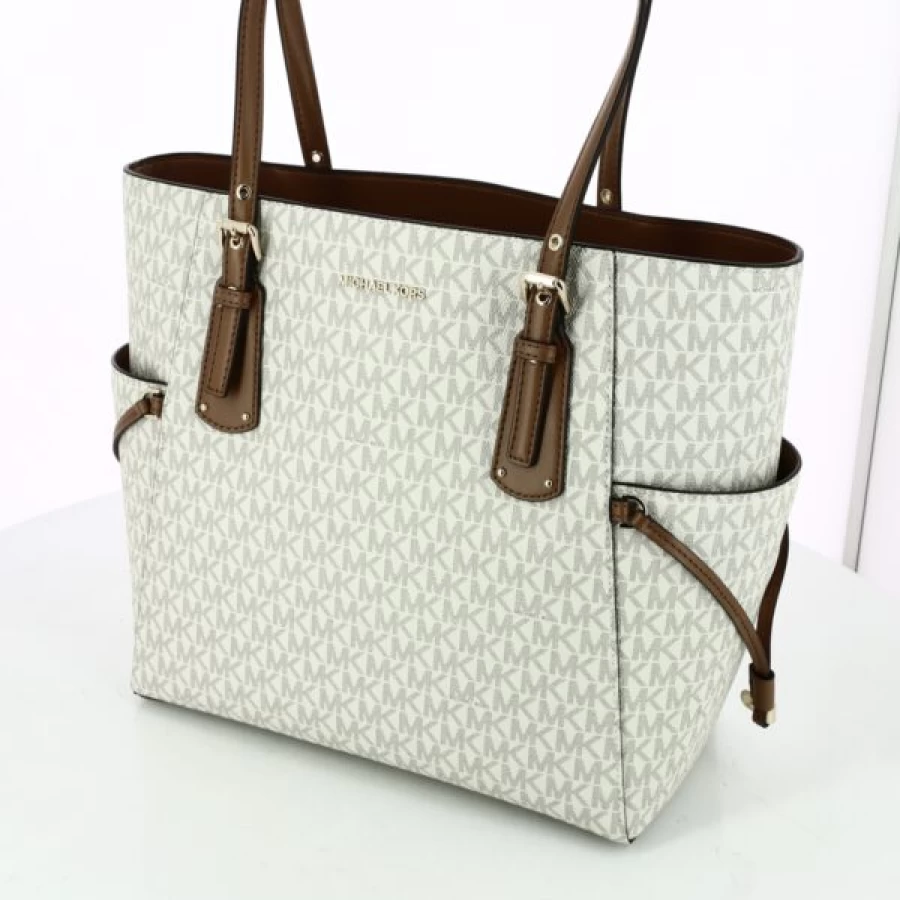 Kevin Designer Handbag for Women - Elegant Beige Tote Purse, Luxury Leather Shoulder Bag, Fashionable Crossbody & Everyday Use