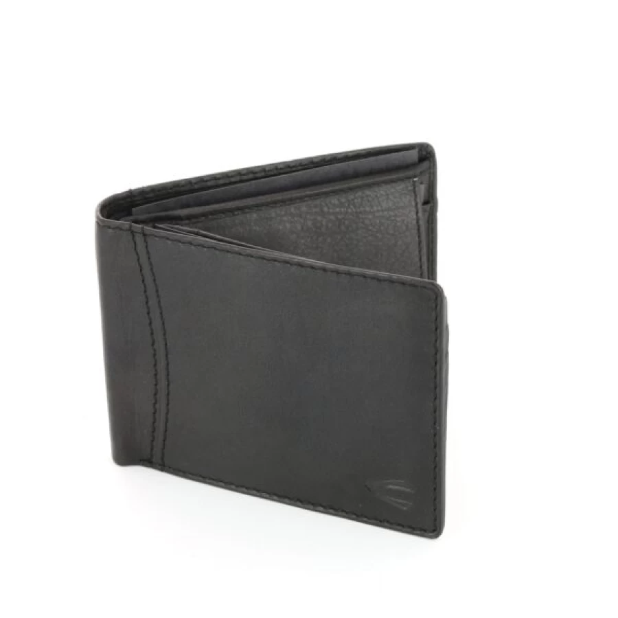 Kevin Genuine Leather Men's Wallet - Slim Bifold RFID Blocking Wallet for Men - Premium Black Leather Wallet