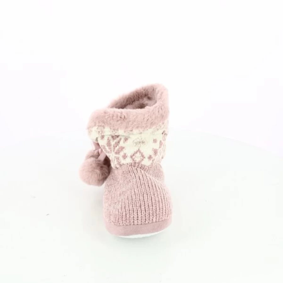 Kevin Women's Pink Comfortable Crack Slippers - Super Soft House Shoes
